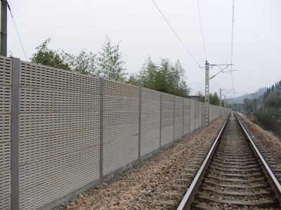 輕質水泥鐵路聲屏障